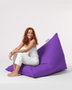 Atelier Del Sofa Pyramid Big Bed Pouf - Púrpura